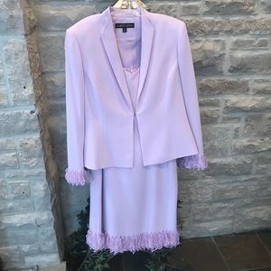 Lovely lavender Albert Nipon 2 piece dress